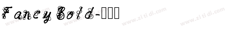 Fancy Bold字体转换